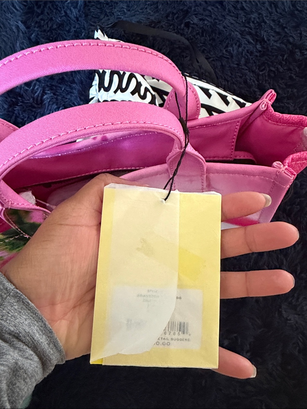 Marc Jacobs Pink Graphic City Tote with Black Strap - Picture 10 of 10